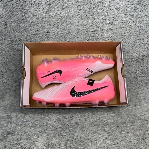 Nike Tiempo Legend 10 Elite FG Low Soccer Size 6 Men Pink Foam Black DV4328-601